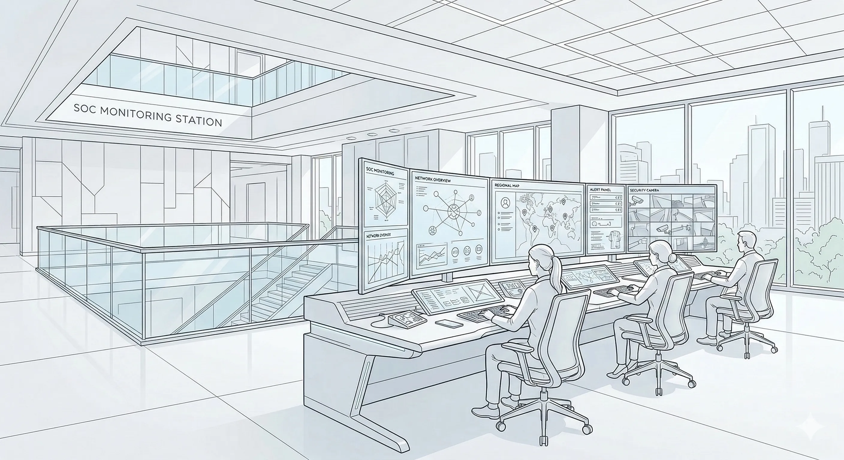 Illustration für Sicherheitsdienste